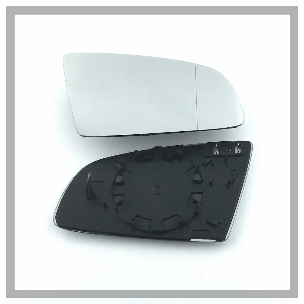Audi A3 Door Mirror Glass With Base Heated - Driver Side 2001 to 2007