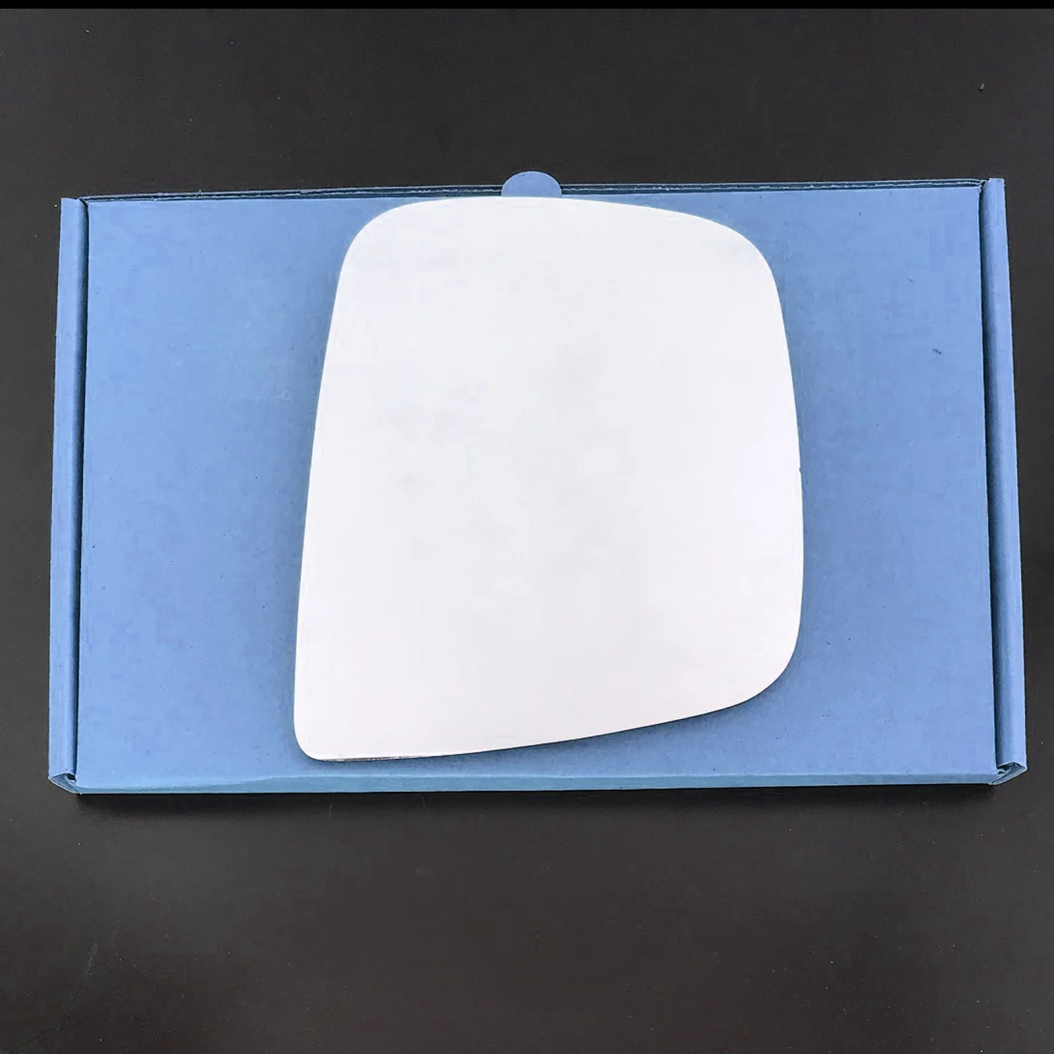 Remove loose wing mirror pices and clean the dust and remove duble sided tape align shape and stick on top of mirror glass