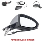 Volkswagen Golf Wing Mirror Replacement Unit - Electric - Driver Side 2012 to 2020