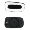 Renault Clio Clip on Wing Mirror Glass With Base (Convex)  LEFT HAND ( UK Passenger Side ) 2005 to 2009 [ MK III ]