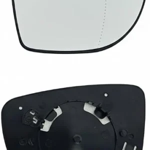 Renault Clio - Clip on Wing Mirror Glass With Heated Base - RIGHT HAND ( UK Driver Side ) 2012 to 2025
