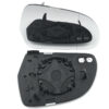 Skoda Octavia Clip on Wing Mirror Glass With Base Heated Base (Wide Angle)  RIGHT HAND ( UK Driver Side ) 2008 to 2012