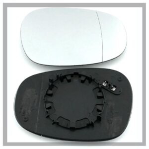 BMW 1 Series Clip on Wing Mirror Glass With Base Heated Base (Wide Angle) RIGHT HAND ( UK Driver Side ) 2010 to 2013