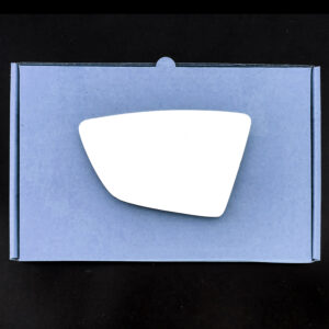 SEAT Leon Stick on Wing Mirror Glass (Convex) LEFT HAND ( UK Passenger Side ) 2013 to 2022