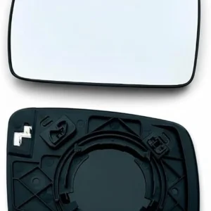 Land Rover Freelander Clip on Mirror Glass With Base Heated - Convex LEFT HAND ( UK Passenger Side ) 2006 to 2009