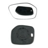 Peugeot Partner Clip on Wing Mirror Glass With Base (Convex)  LEFT HAND ( UK Passenger Side ) 1996 to 2008