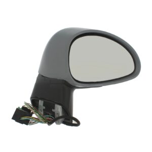 Citroen C4 2004 to 2009-Complete Wing Mirror Unit-Electric adjustment -Heated Glass - Temperature Sensor -Black Arm & Primed Cover-RHS-(Driver Side)