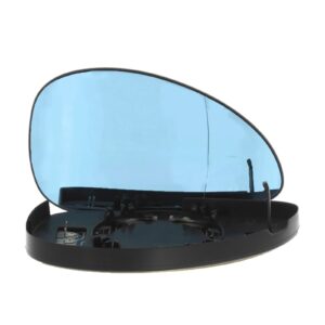 Citroen C4 2004-2009-Heated Wing Mirror Glass with Blue Tinted Aspherical Finish Drivers Side (RHS)