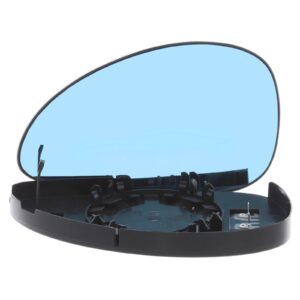 Citroen C4 2004-2009-Heated Wing Mirror Glass with Blue Tinted Aspherical Finish Passenger Side (LHS)