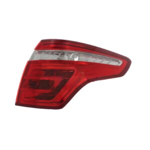 Citroen C4 Picasso 2006-2012 Non-LED Red & Clear Lens Outer (Wing) Rear Light / Tail Light Excluding Bulb Holder Drivers Side (RH)