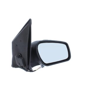 Ford Fusion 2009 to 2025 Complete Wing Mirror Unit-Electric adjustment - Heated Glass - Power Folding - Paintable - Black-UK Driver Side (RH)