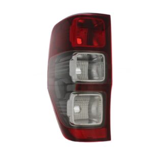 Ford Ranger 2011-2018 Non-LED Dark Red Lens With Smoked Indicator Rear Light / Tail Light Excluding Bulb Holder Passenger Side (LH)
