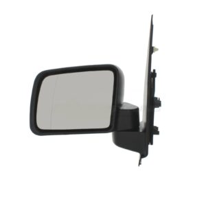 Ford Tourneo Connect 2009 to 2013 Complete Wing Mirror Unit- Manual adjustment - Non-Heated Glass - Black- Passenger Side (LH)