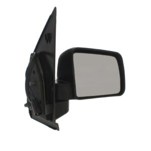 Ford Tourneo Connect 2009 to 2013 Complete Wing Mirror Unit- Electric adjustment - Heated Glass - Black- Driver Side (RH)