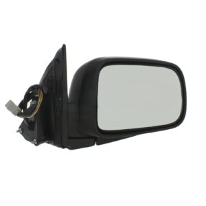 Honda CR-V 1996 2007 Complete Wing Mirror Units -  Electric adjustment - Heated Glass - Power Folding - Paintable - Black-RHS-Driver Side