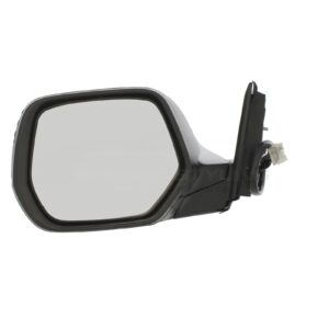 Honda CR-V 2007 to 2012 Complete Wing Mirror Unit-Electric adjustment - Heated Glass -Power folding- Indicator - Paintable - Black-LHS-Passenger Side
