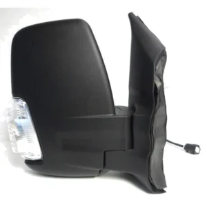 Ford Transit Right Side Mirror Unit Electric - Short Arm Power Folding - 2014 to 2022
