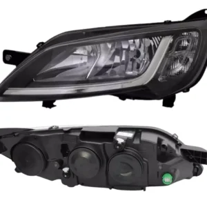 Fiat Ducato Headlight Headlamp - Halogen Black - Passenger Side 2006 to 2025