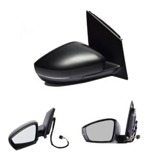 Volkswagen Polo Side Mirror Unit - Electric With Indicator - Passenger Side 2009 to 2017