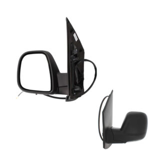 Vauxhall Vivaro Wing Mirror Unit - Electric Heated Temperature Sensor- Black -LHS Passenger Side 2020 Onwards