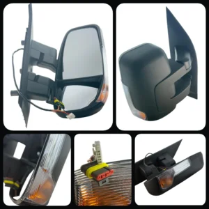 Iveco Daily Wing Mirror Unit - Electric Long Arm - Driver Side 2015 to 2024