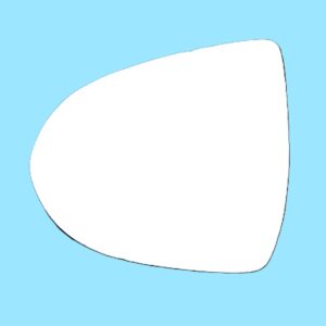KIA Sportage Wing Mirror Glass - Convex - Passenger Side 2016 to 2021