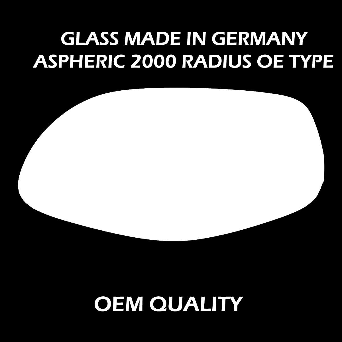 Porsche – Cayenne  Wing Mirror Glass Passenger Side 2007 to 2010
