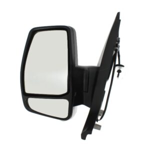 Ford Tourneo Custom Mirror Unit - Non Heated Manual Adjustment - Manual Folding With Indicator - 10 Hole 2 Pin Connector - Passenger Side 2018 to 2022