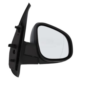 Renault Kangoo Door Mirror Unit - Electric Adjustment - Power Folding With Temperature Sensor Primed - UK Driver Side 2013 to 2023